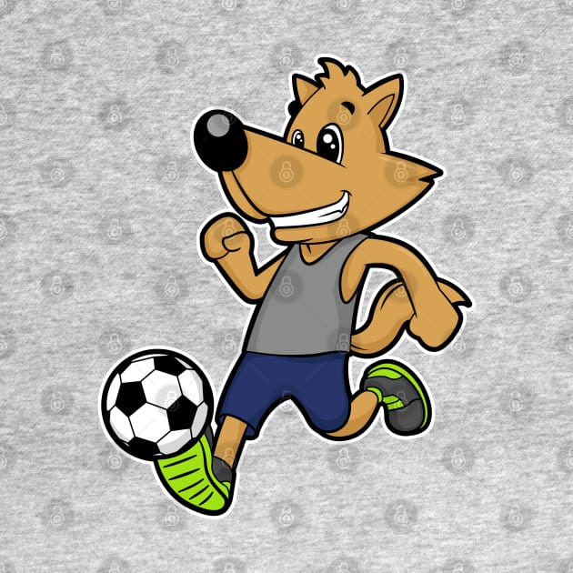 Dog as Soccer player at Soccer by Markus Schnabel
